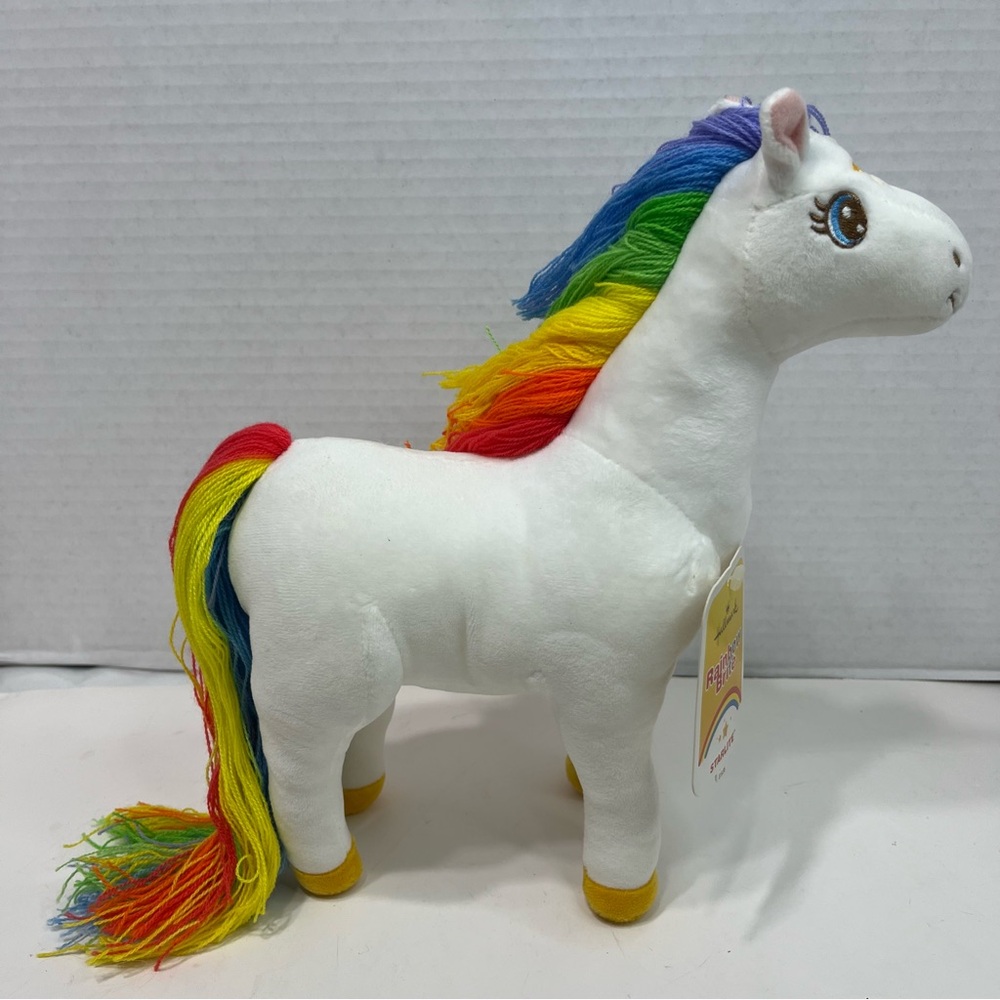 RAINBOW BRITE Starlight horse plush NWT posable Stuffed animal toy doll hallmark